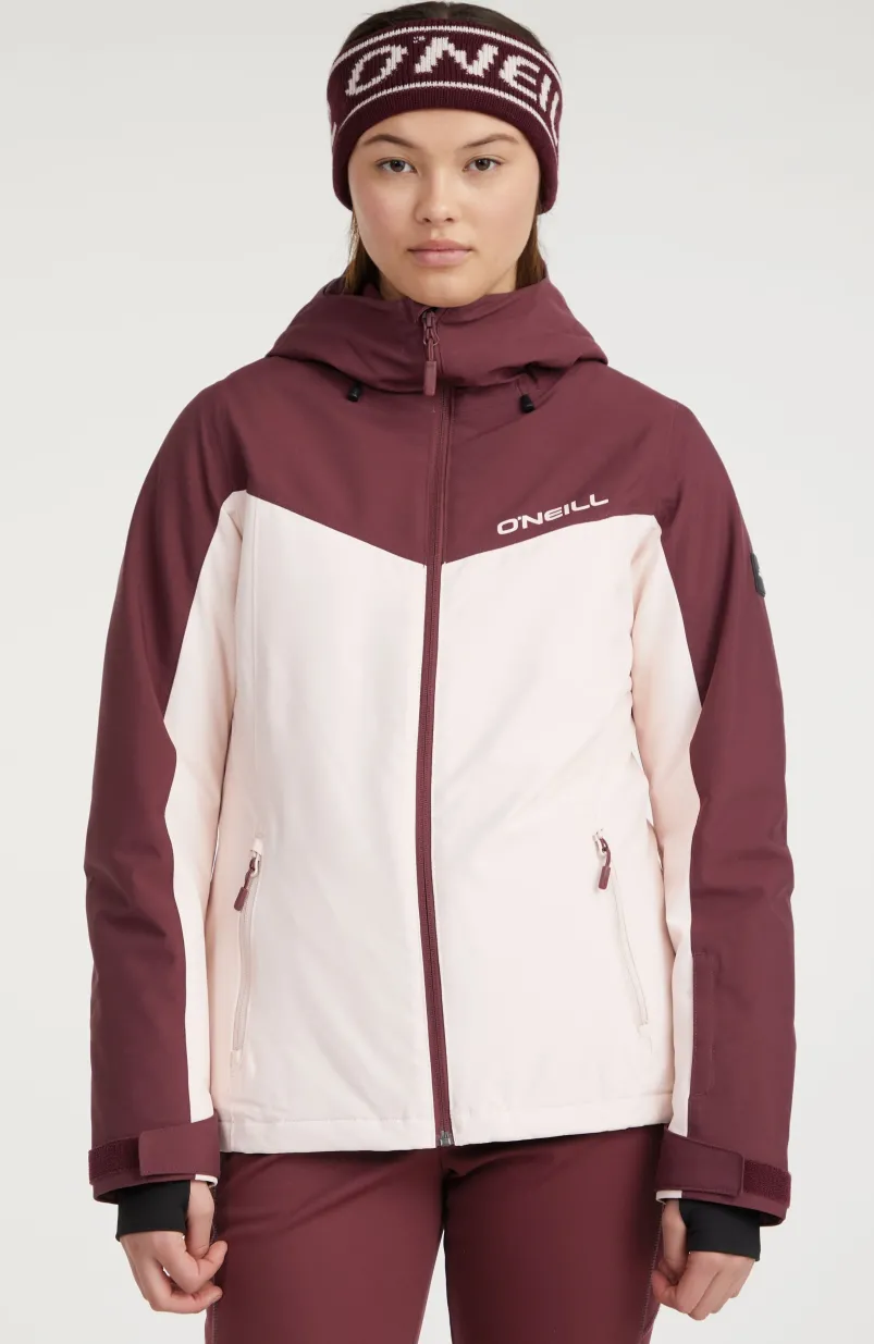 Aplite Wintersportjas | Windsor Wine Colour Block