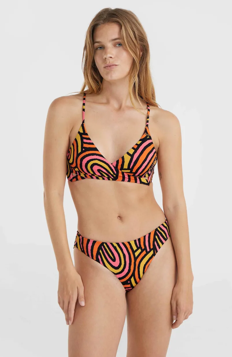Baay Maoi Bikiniset | Orange Rainbow Stripe
