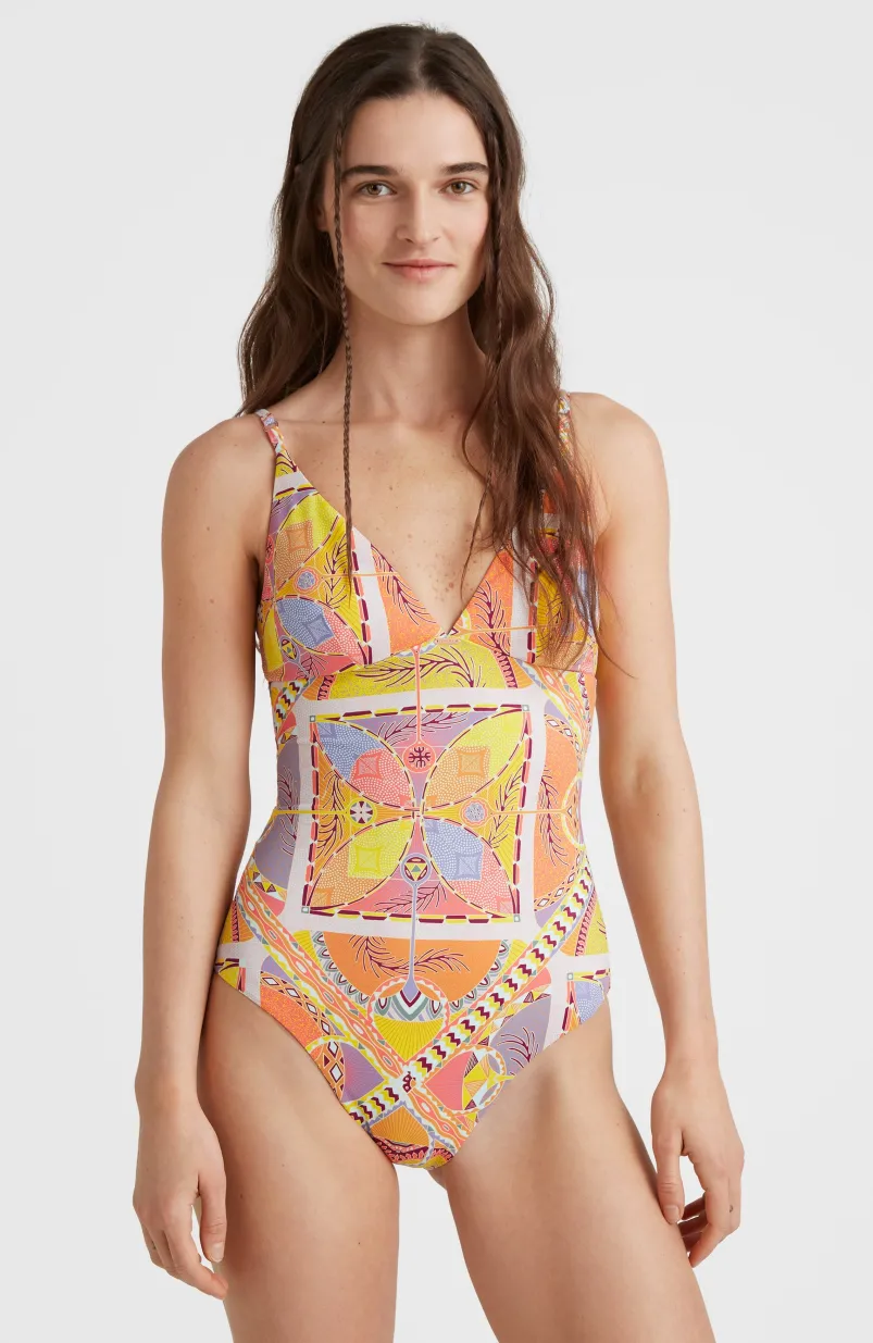 Badpak Sunset | Yellow Scarf Print