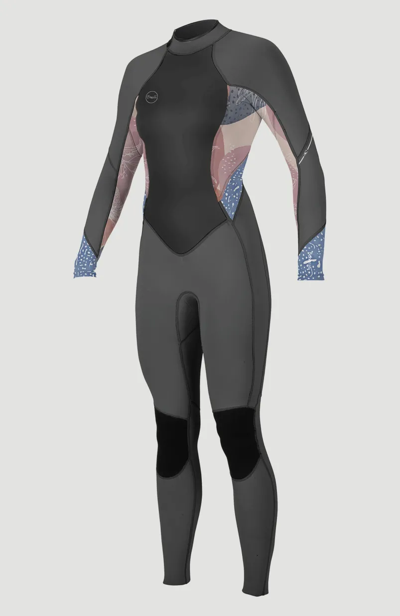 Bahia 3/2 Back Zip Full Womens | GRAPHITE/DESERT BLOOM/DRIFT BL