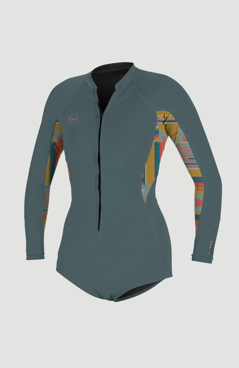 Bahia 2/1mm Front Zip Long Sleeve Spring Wetsuit | SHADE/ARTA GEO/SHADE