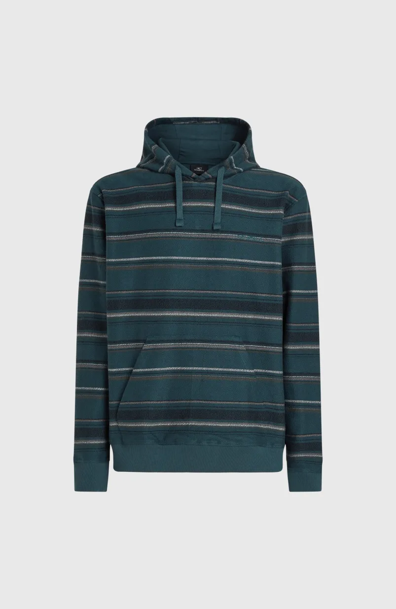 Bavaro Hoodie | Blue Ikat Stripe