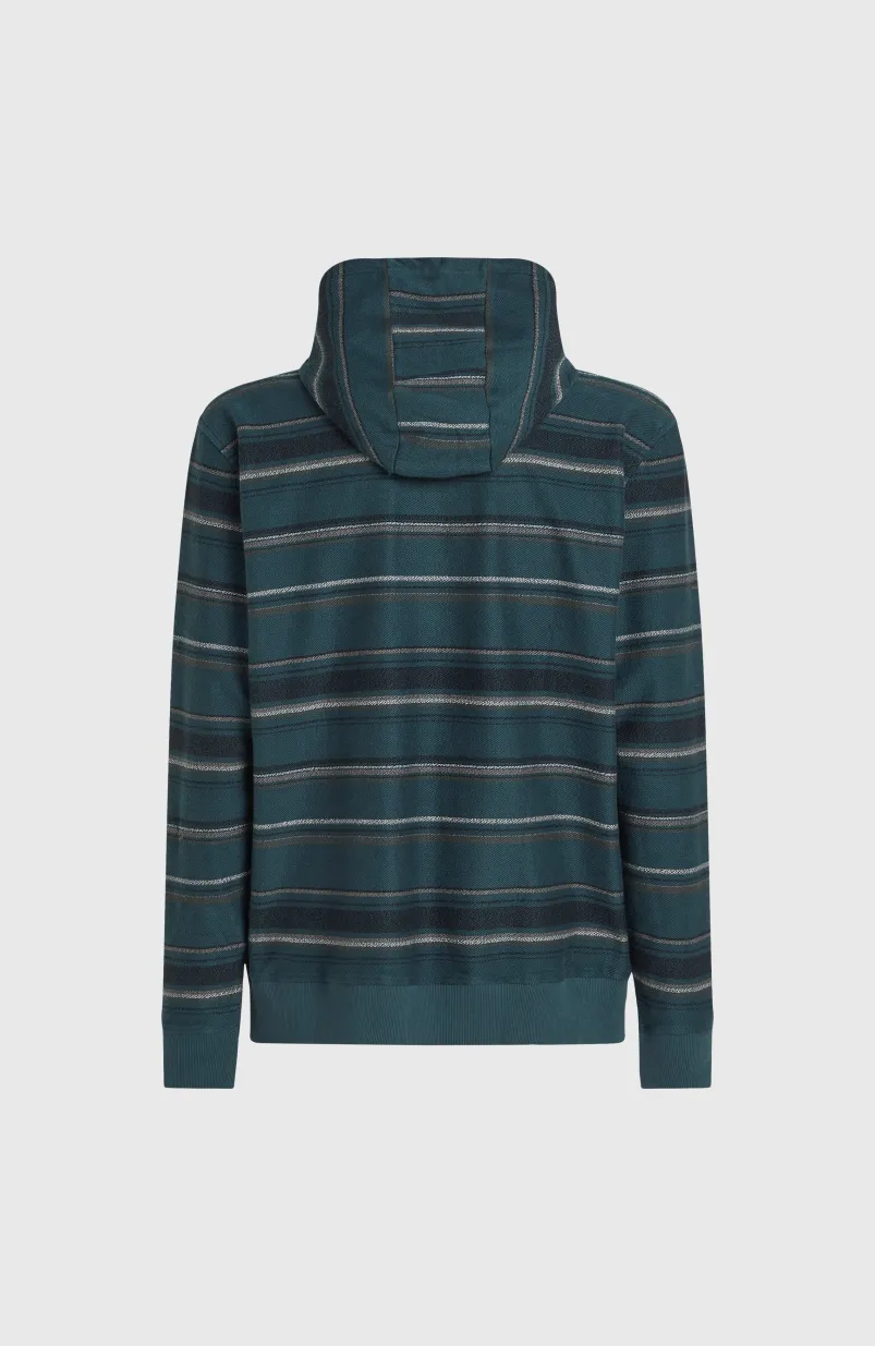 Bavaro Hoodie | Blue Ikat Stripe