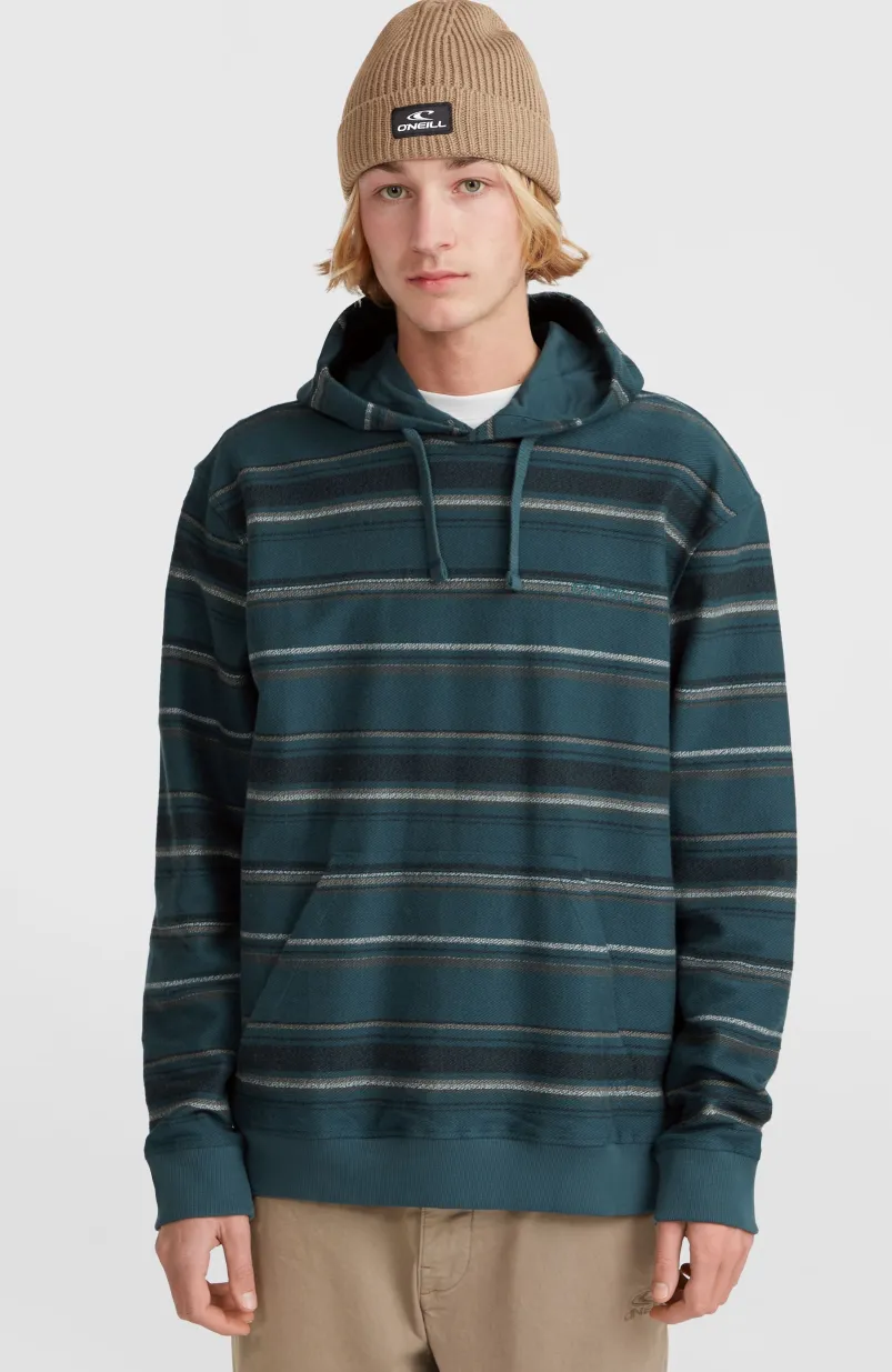 Bavaro Hoodie | Blue Ikat Stripe