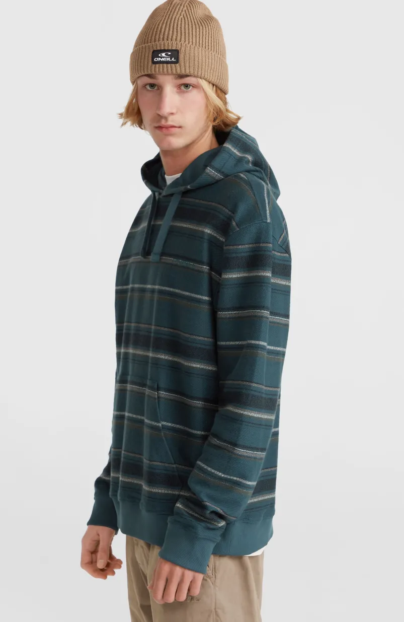 Bavaro Hoodie | Blue Ikat Stripe