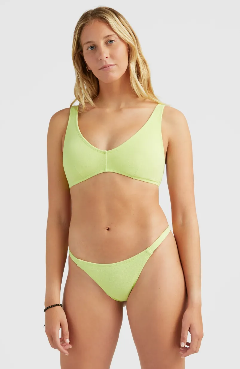 Bikini Terry Lucia Longline Triangle | Sunny Lime