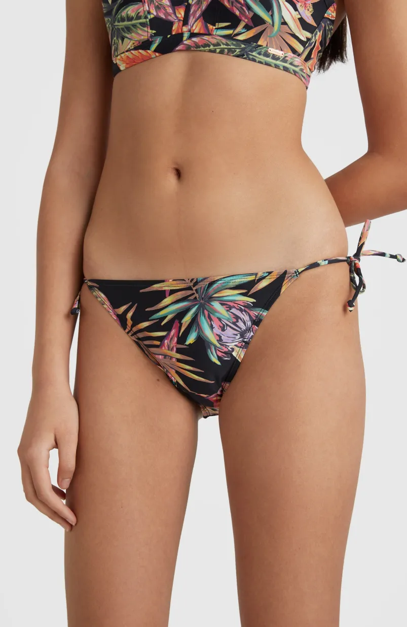 Bikinibroekje Bondey | Black Tropical Flower