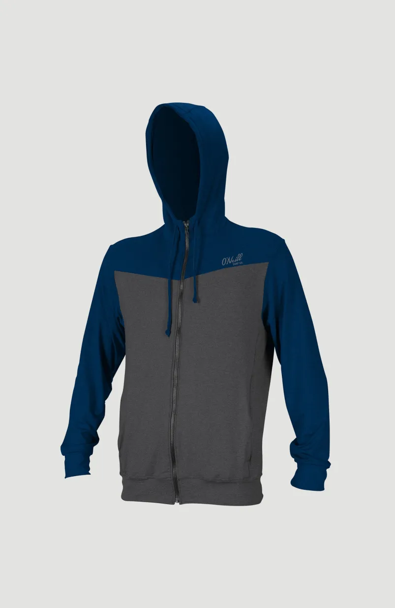 Blueprint Full Zip Sun Hoodie | SMOKE/DEEP SEA