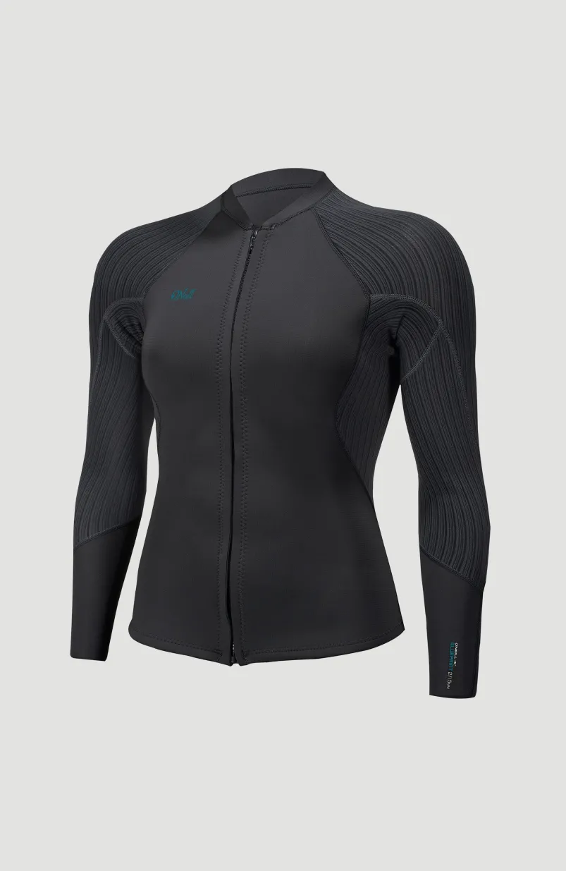 Blueprint 2/1.5mm Front Zip Jacket | BLACK/BLACK