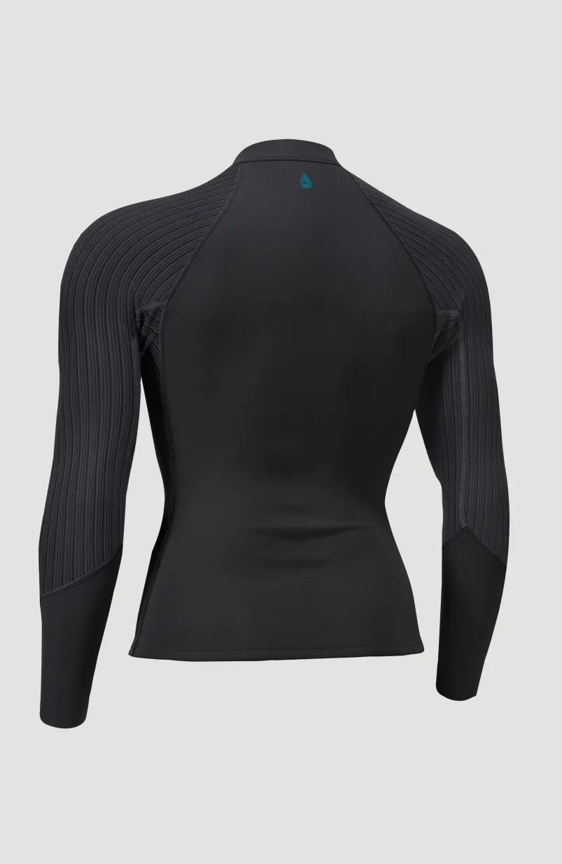 Blueprint 2/1.5mm Front Zip Jacket | BLACK/BLACK