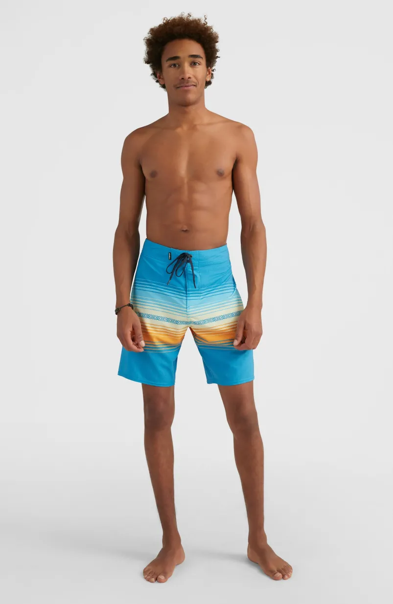 Boardshort Heat Stripe Line 19'' | Princess Blue