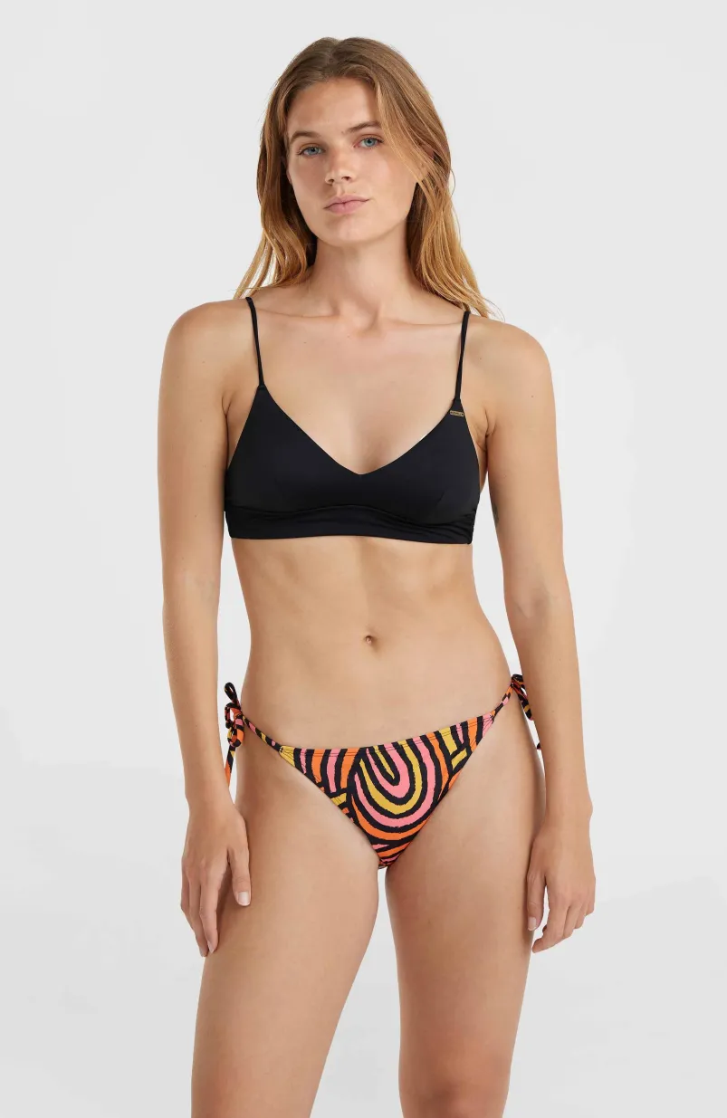 Bondey Bikinibroekje | Orange Rainbow Stripe
