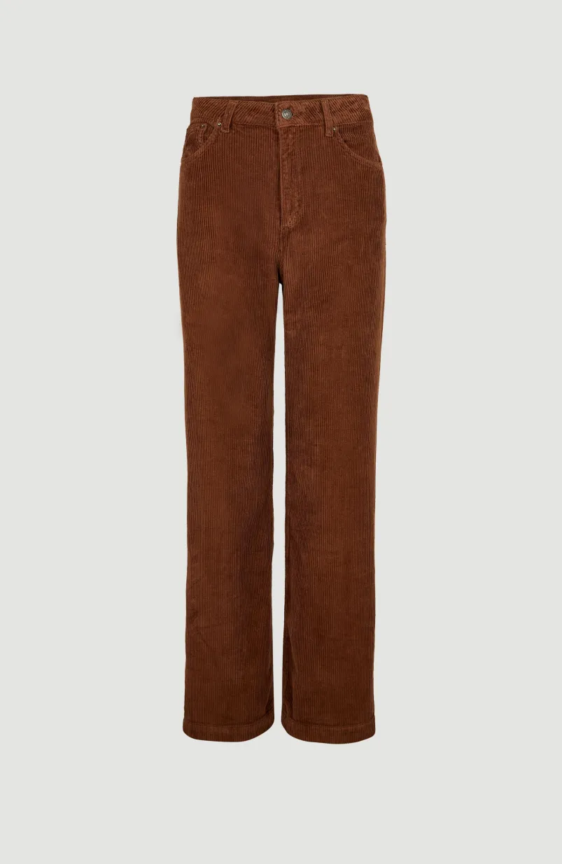 Broek Dive Cord | Melted Chocolate