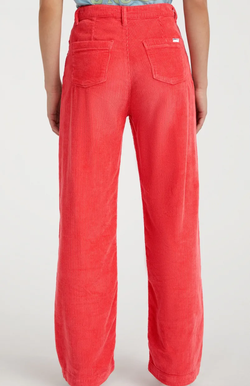 Broek Dive Cord | Red Orcher