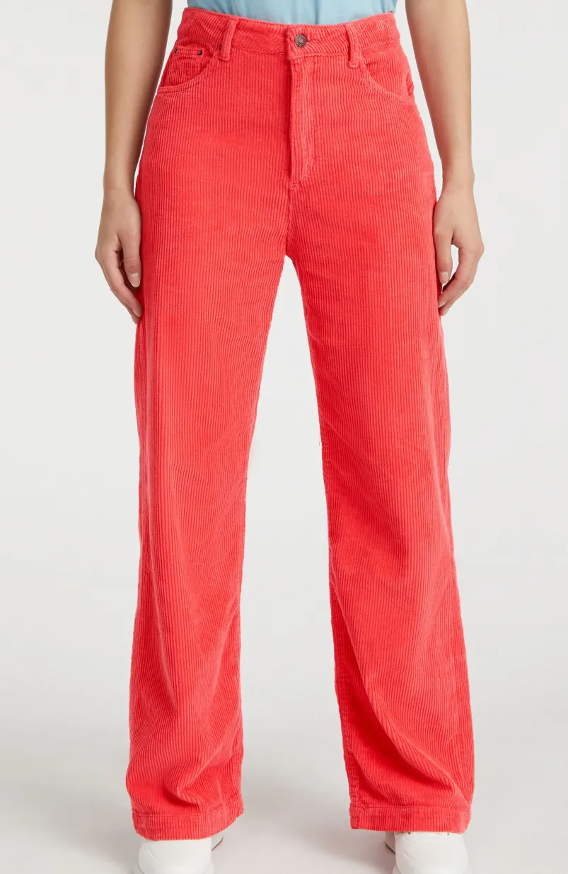 Broek Dive Cord | Red Orcher