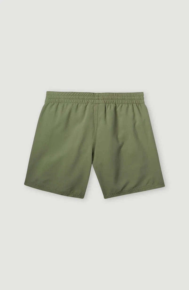 Cali Hybrid 13" Zwemshort | Deep Lichen Green