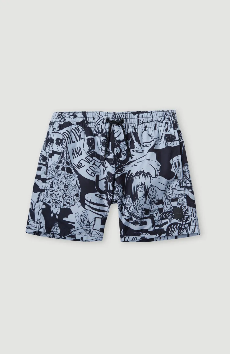 Cali Hybrid 13" Zwemshort | Black Oyster