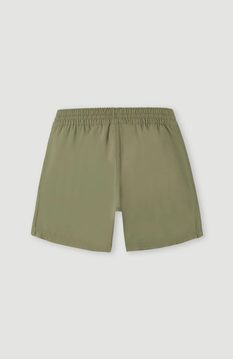 Cali State 14'' Zwemshort | Deep Lichen Green