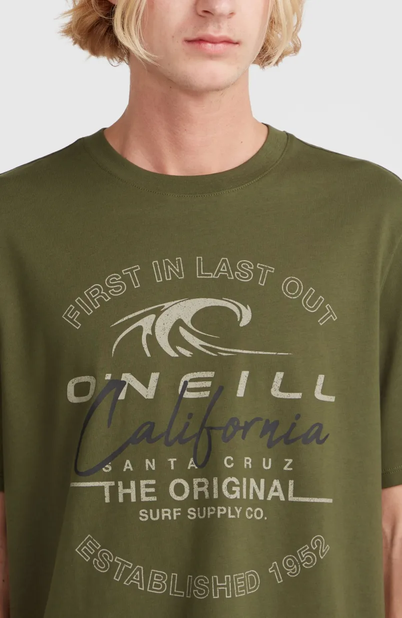 Cali Wave T-shirt | Forest Night