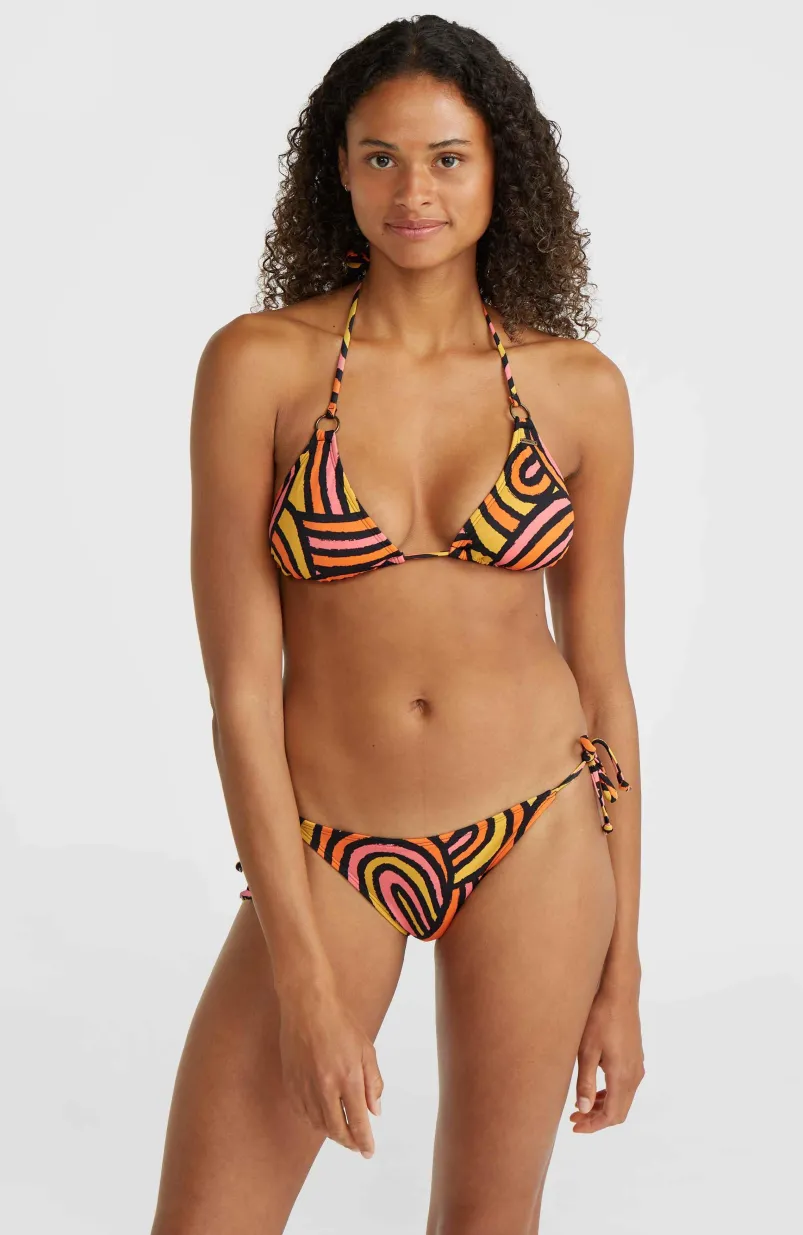 Capri - Bondey Bikiniset | Orange Rainbow Stripe