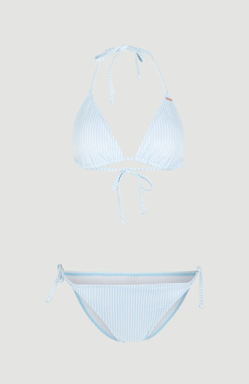 Capri - Bondey Triangelbikiniset | Blue Simple Stripe
