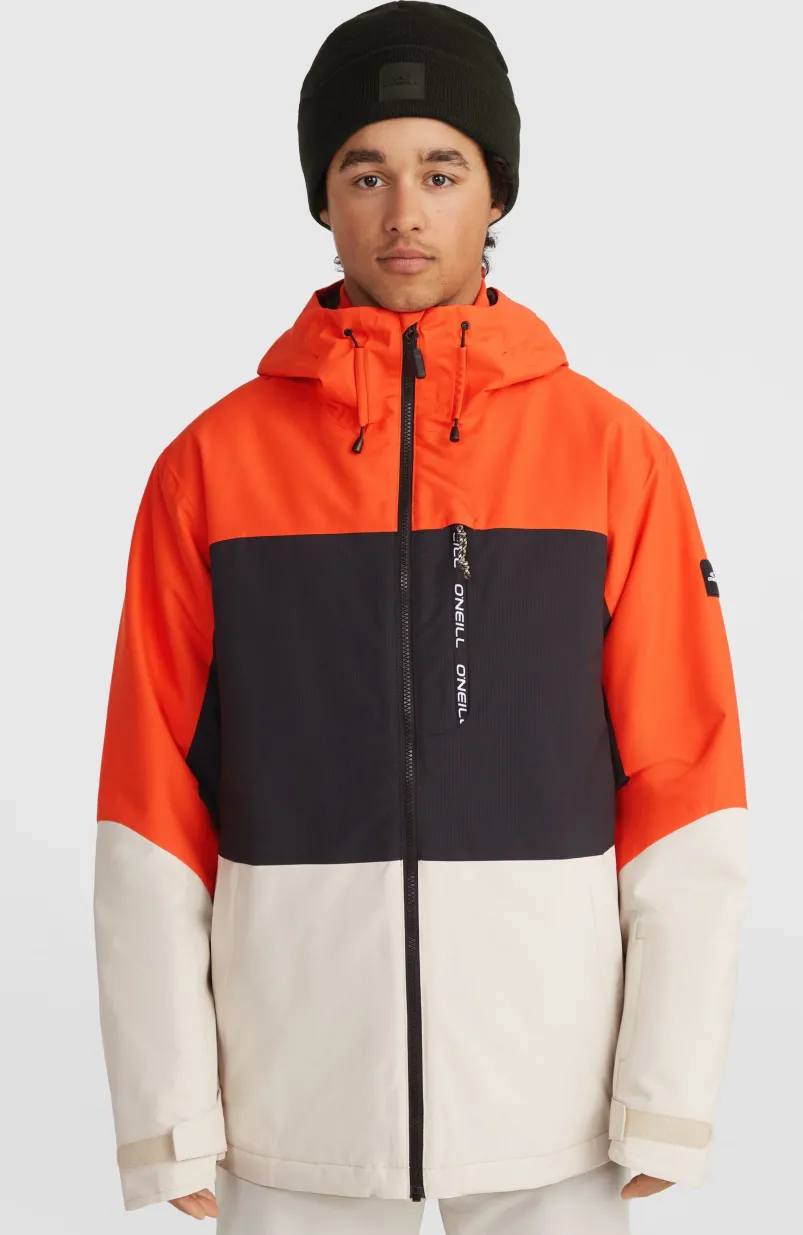 Carbonite Wintersportjas | Paprika Flame Colour Block