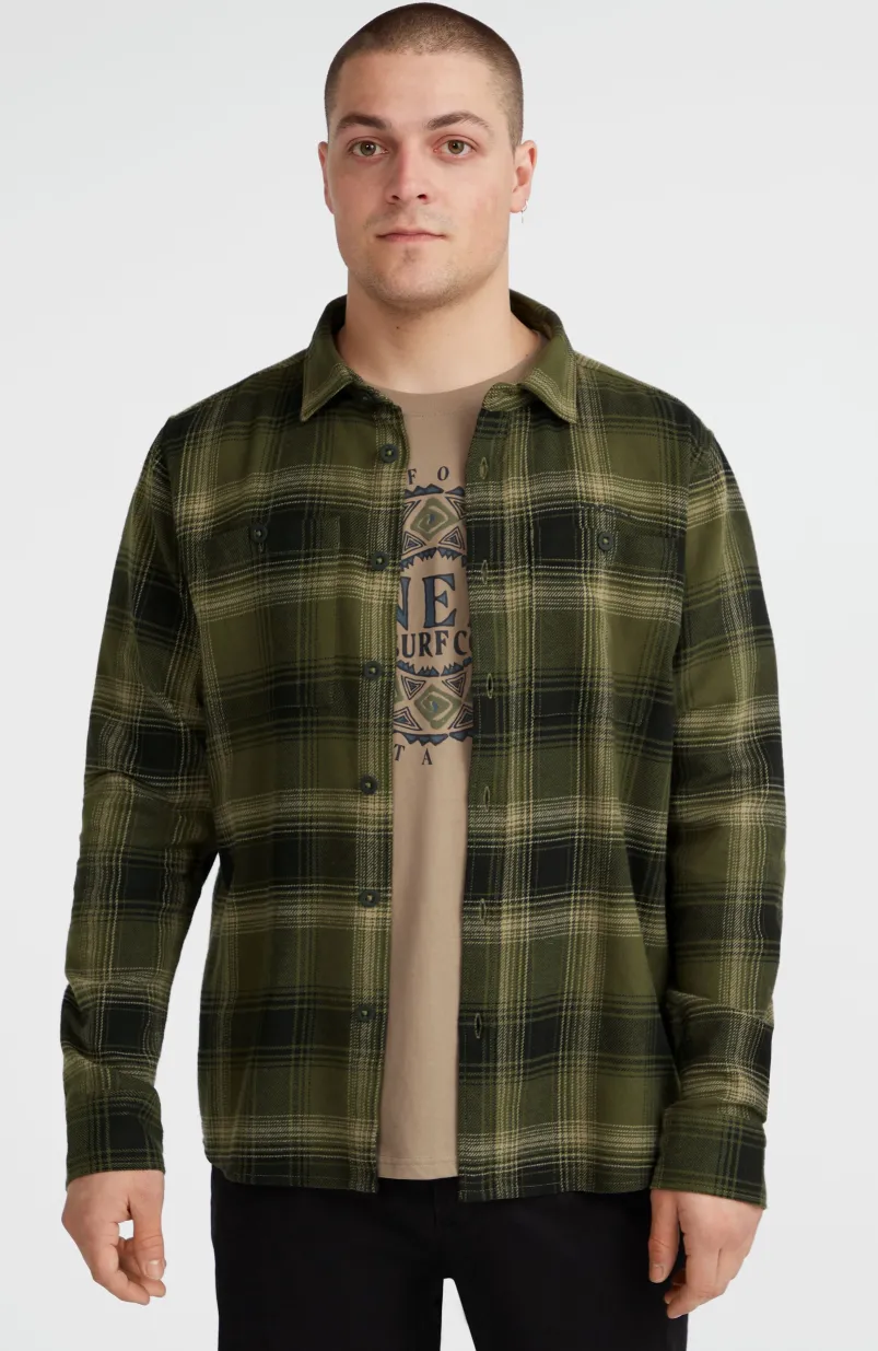 Check Flanellen Overhemd | Green Check Small