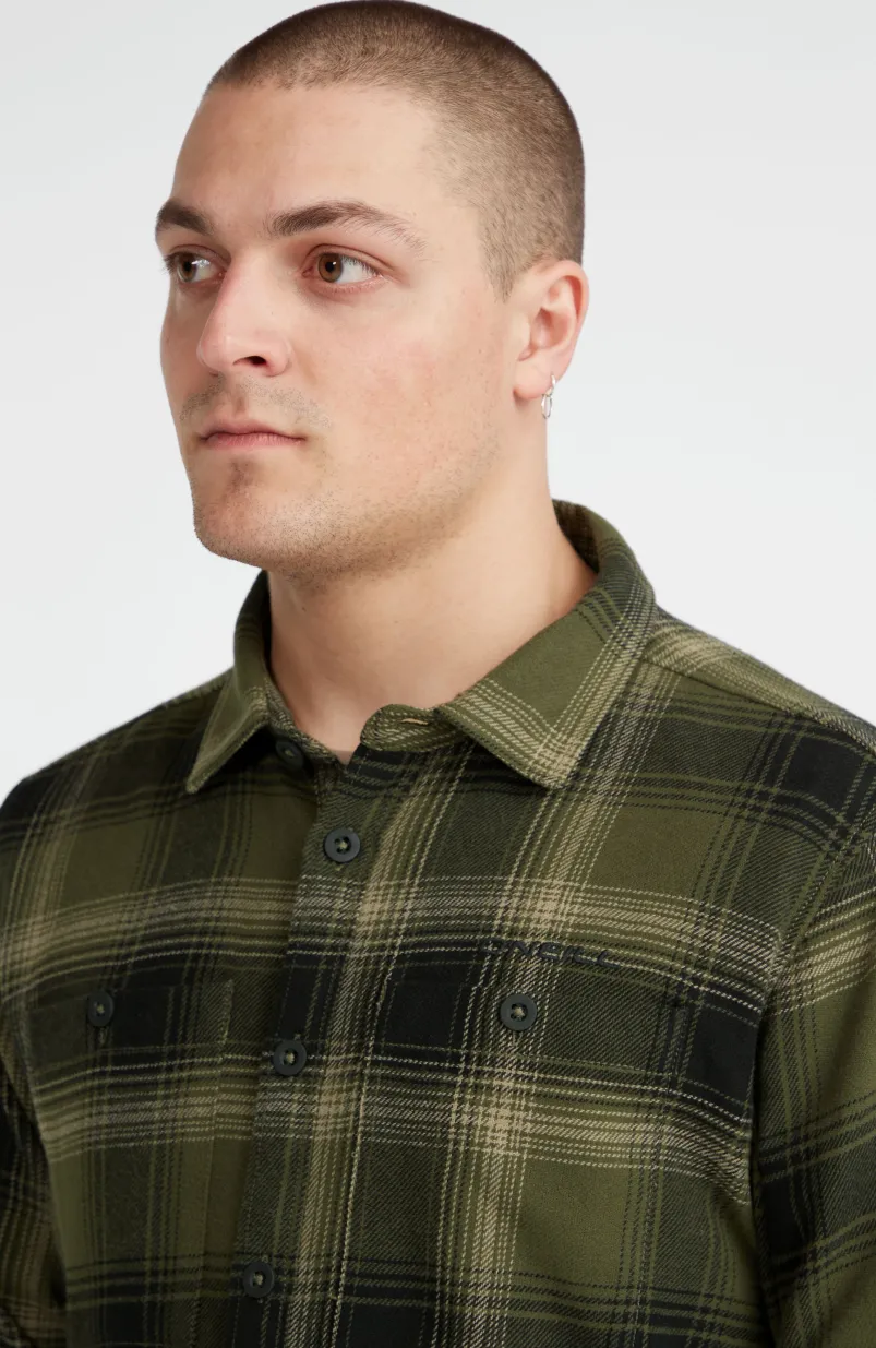 Check Flanellen Overhemd | Green Check Small