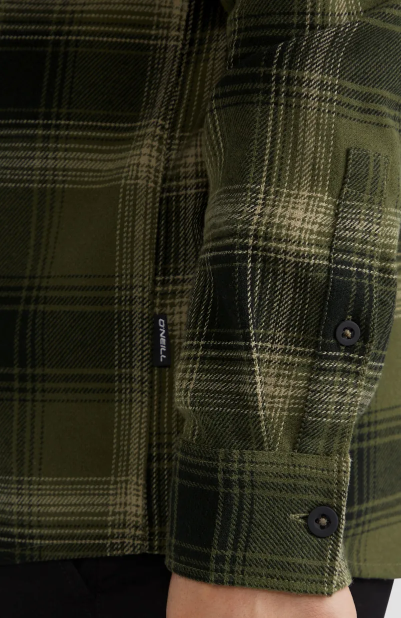 Check Flanellen Overhemd | Green Check Small