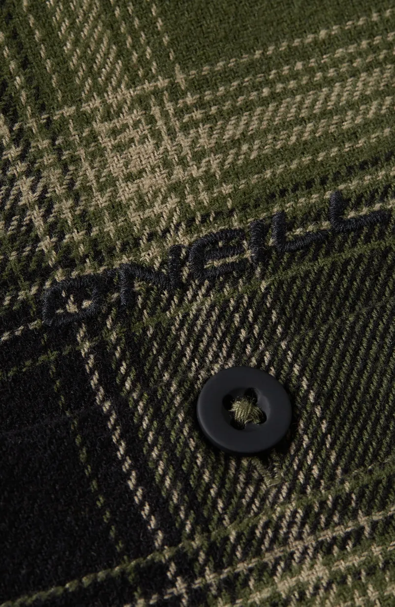 Check Flanellen Overhemd | Green Check Small