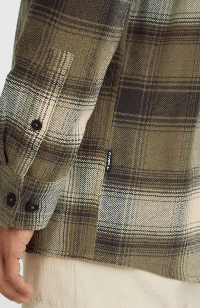 Check Flanellen Overhemd | Brown Check Small