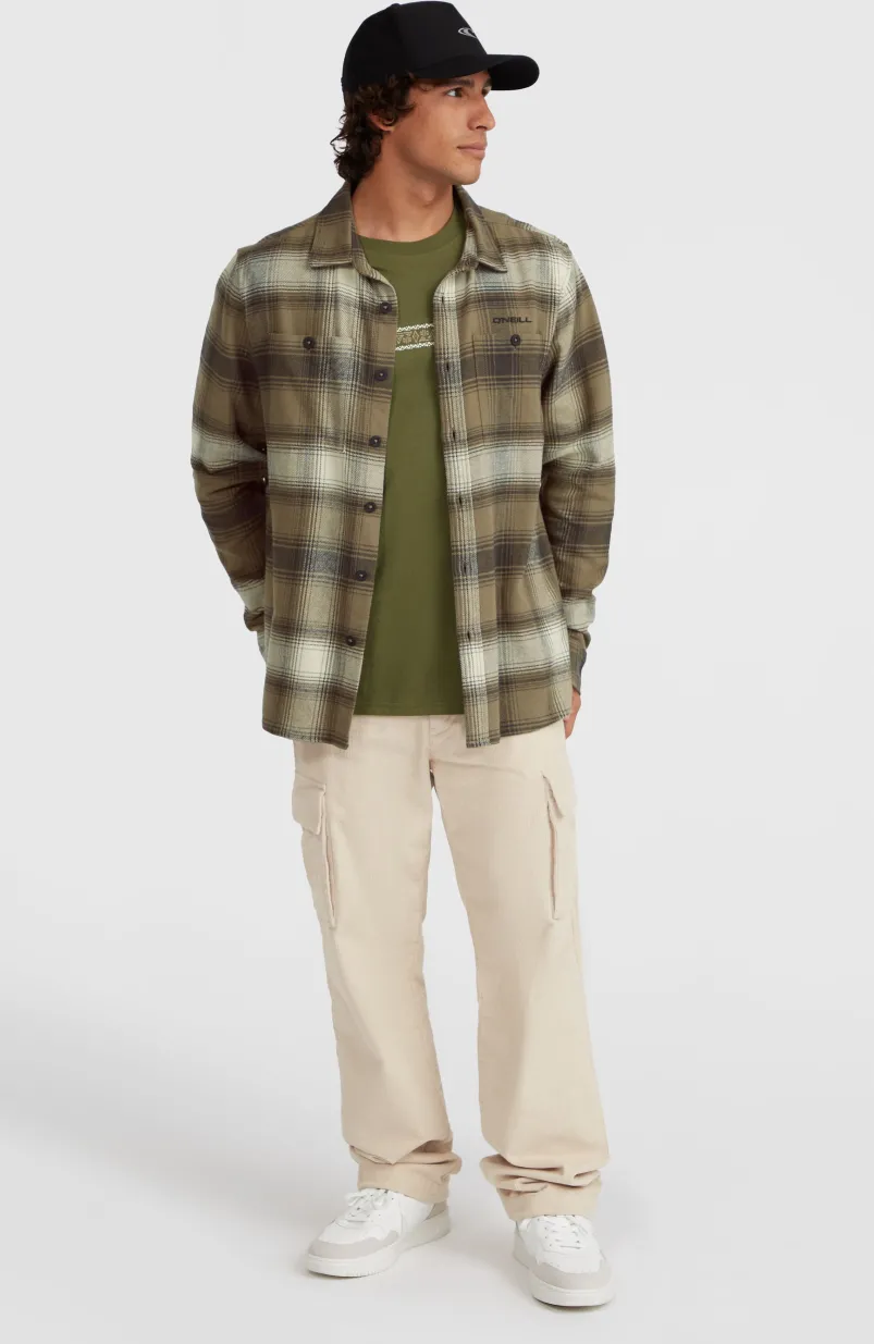 Check Flanellen Overhemd | Brown Check Small