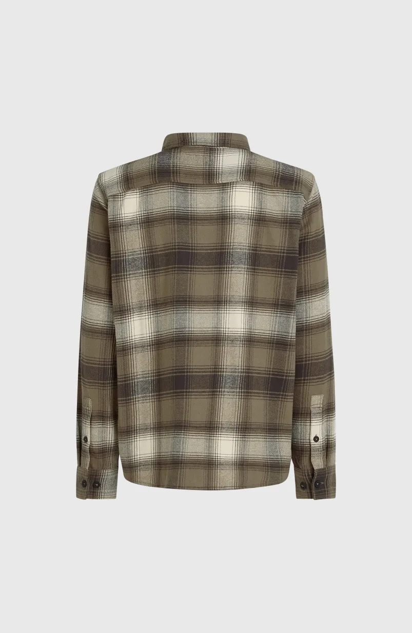 Check Flanellen Overhemd | Brown Check Small