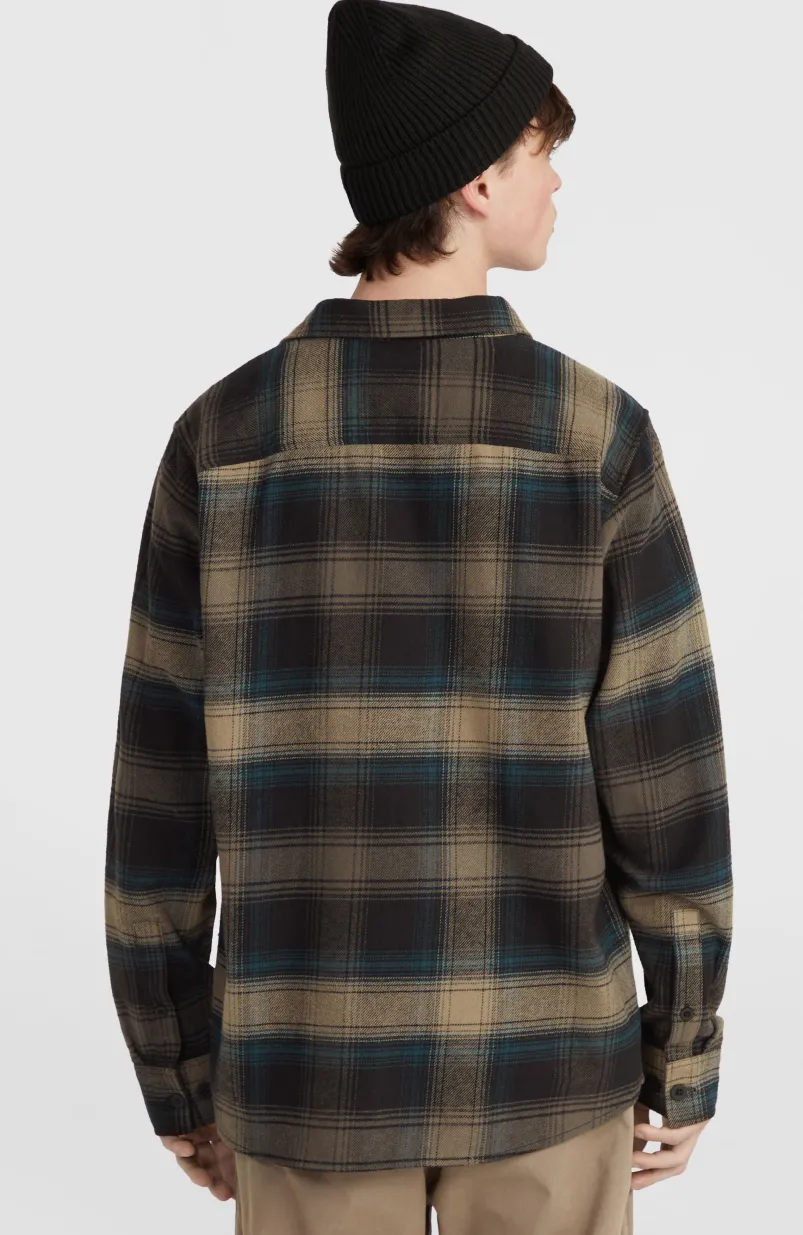 Check Flanellen Overhemd | Black Check Small