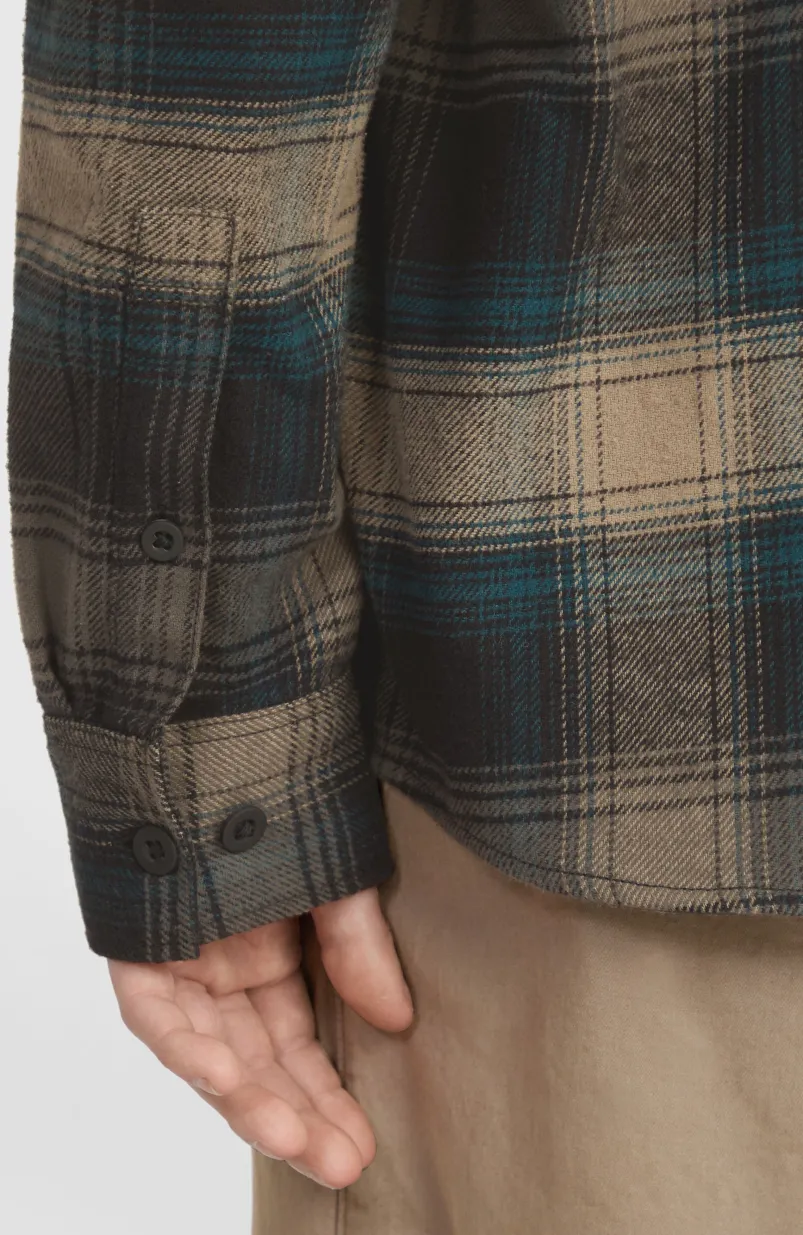 Check Flanellen Overhemd | Black Check Small