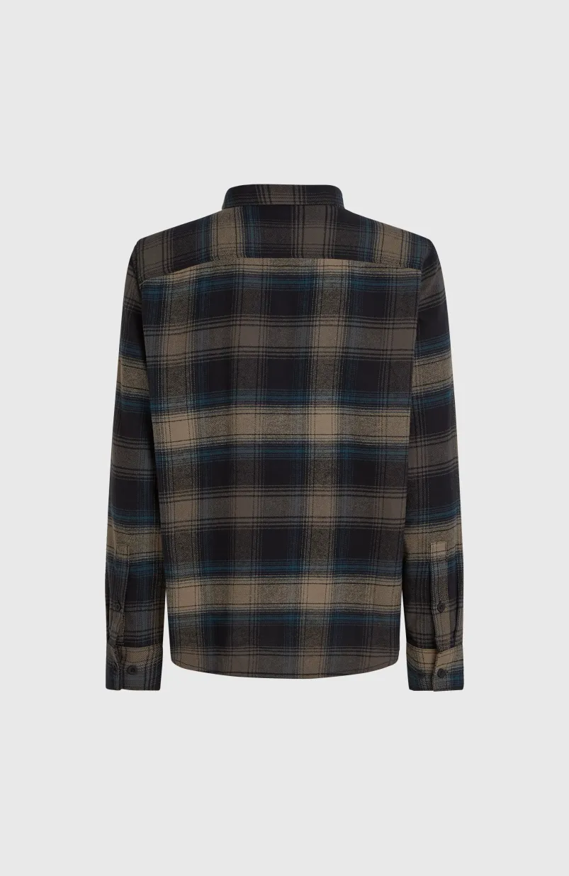 Check Flanellen Overhemd | Black Check Small