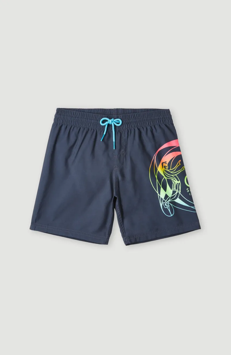 Circle Surfer 14" Zwemshort | Outer Space Circle Surfer Gradient