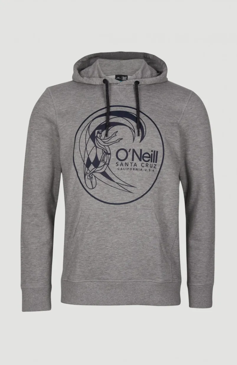 Circle Surfer Hoodie | Silver Melee -A