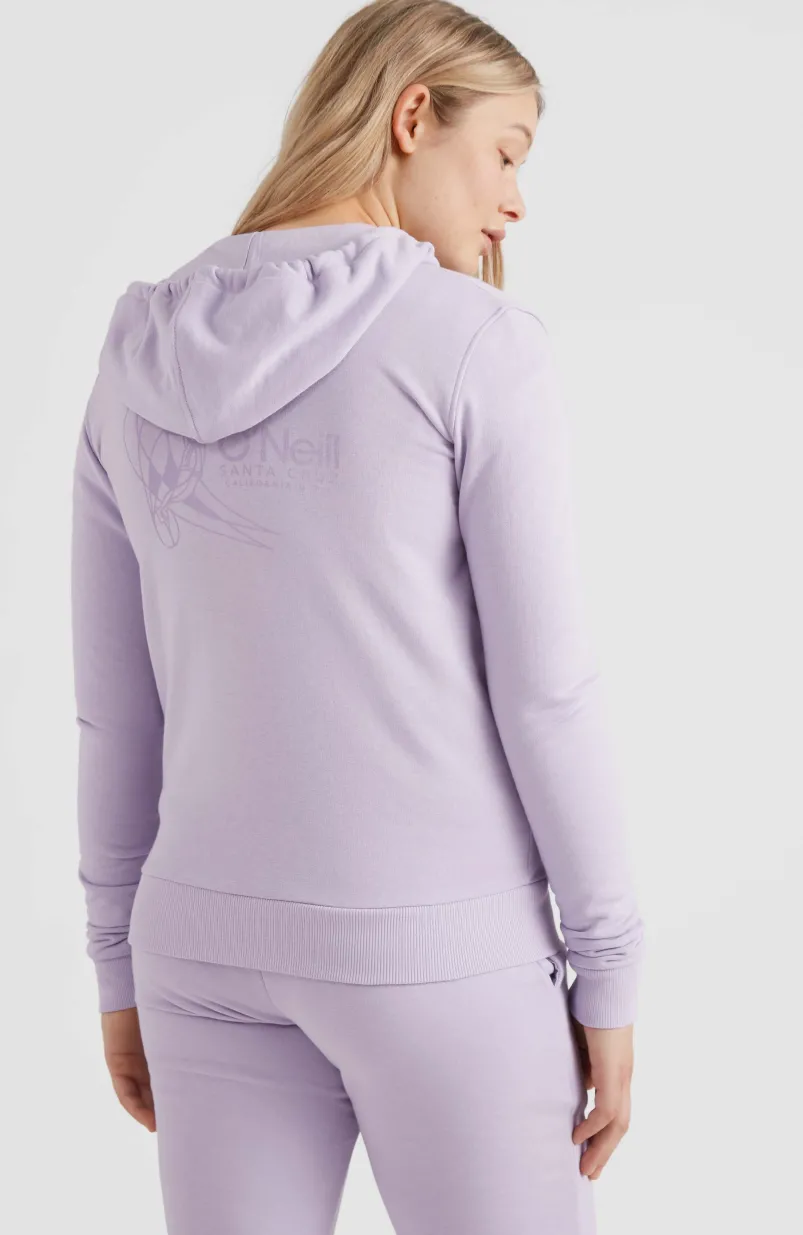 Circle Surfer Hoodie Jacket | Purple Rose