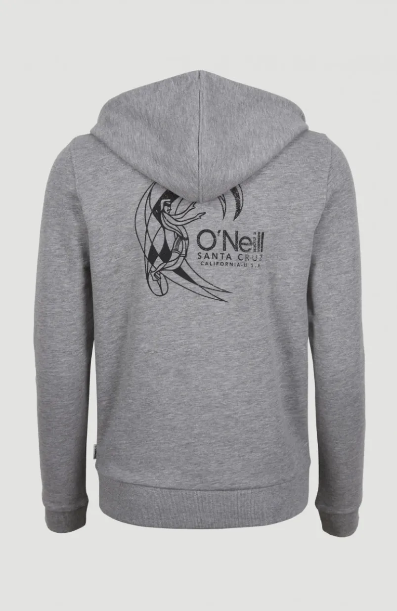 Circle Surfer Hoodie Jacket | Silver Melee