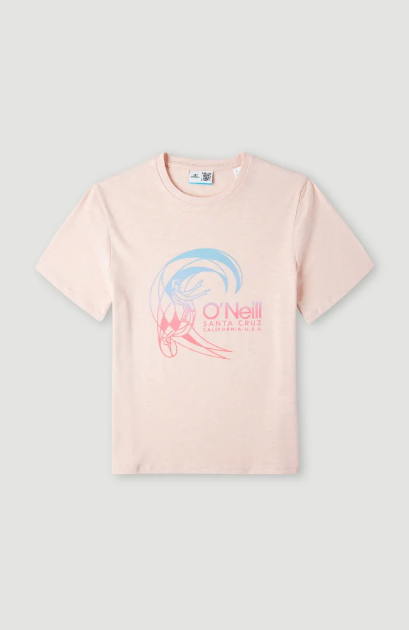Circle Surfer T-shirt | Peach Whip