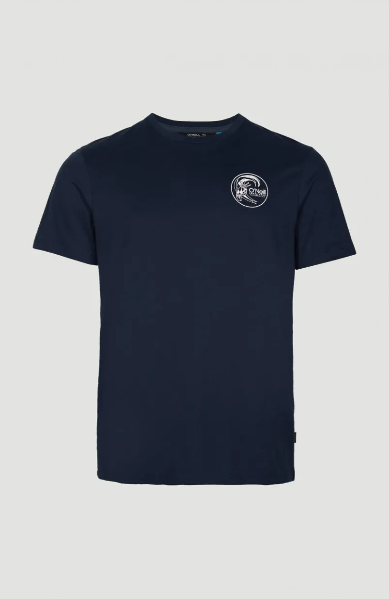 Circle Surfer T-Shirt | Ink Blue -A