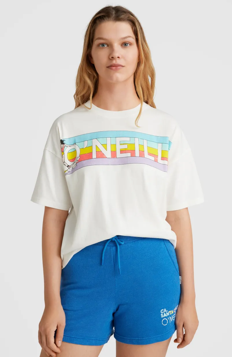 Connective Graphic Long T-shirt | Snow White