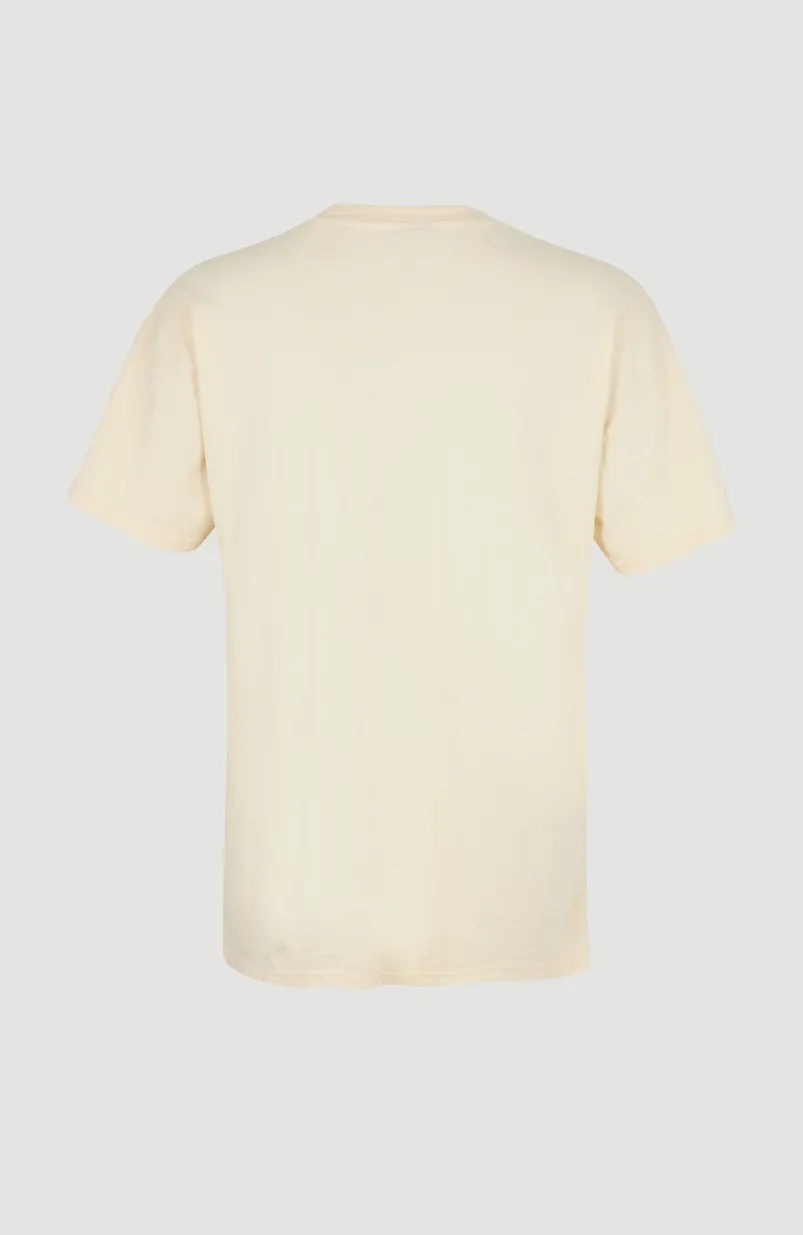 Connective Graphic Long T-shirt | Bleached Sand