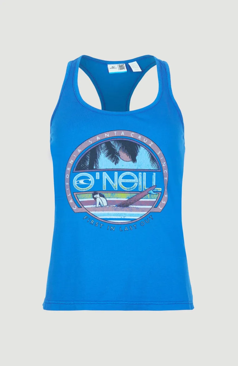 Connective Graphic Tanktop | Princess Blue
