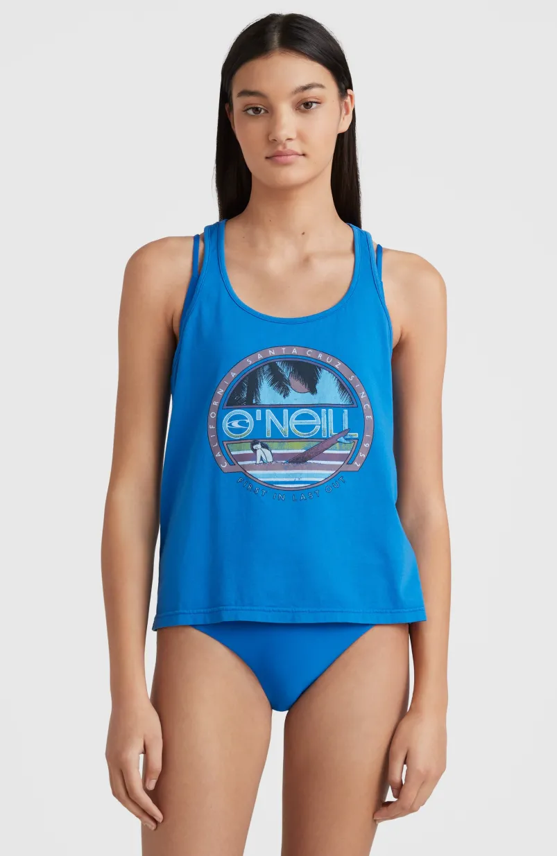 Connective Graphic Tanktop | Princess Blue
