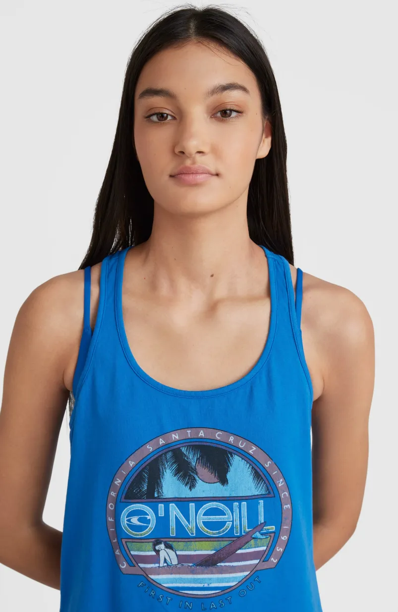 Connective Graphic Tanktop | Princess Blue