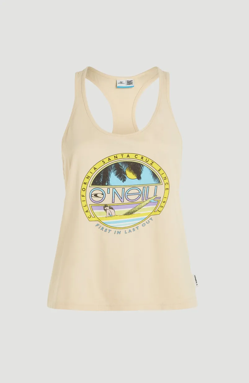 Connective Graphic Tanktop | Bleached Sand