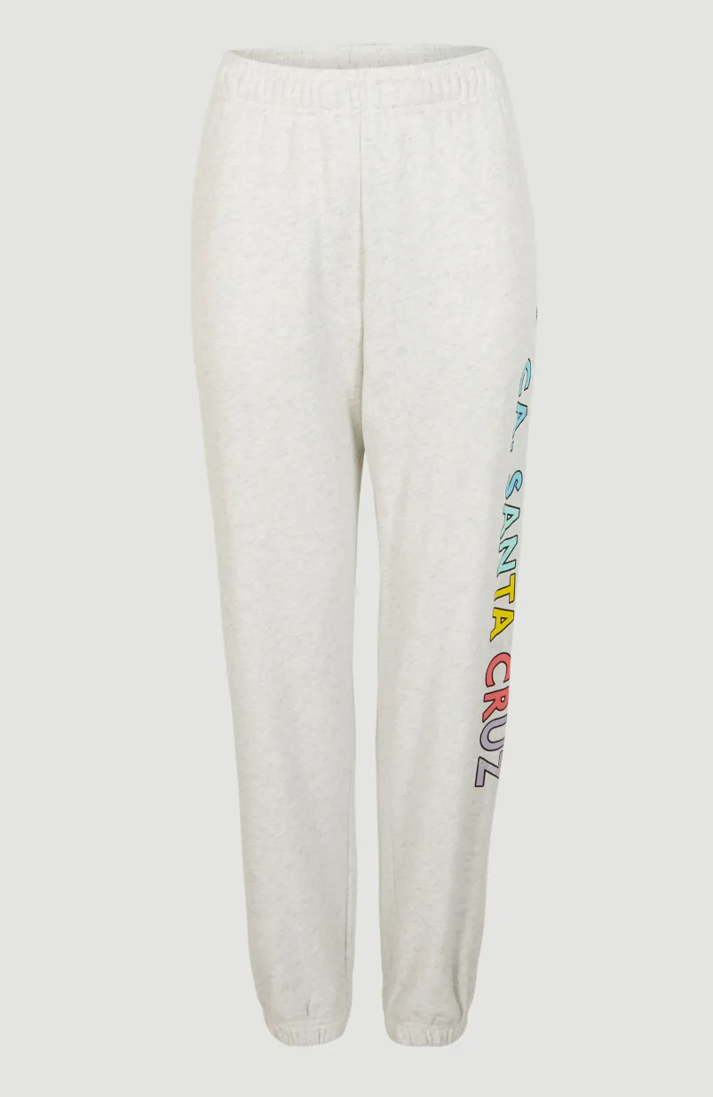 Connective High-Waist Joggingbroek | White Melange