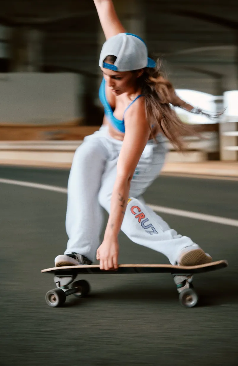 Connective High-Waist Joggingbroek | White Melange